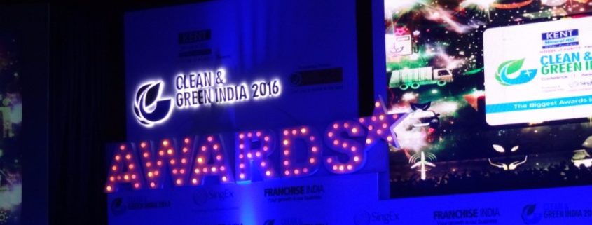 Clean Green India 2016 Award to Borghi 1