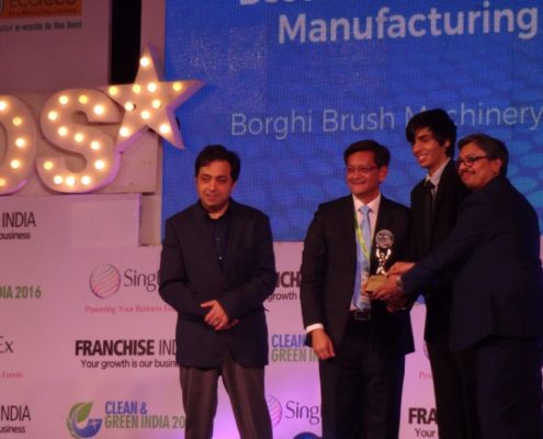 Clean Green India 2016 Award to Borghi 3