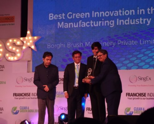 Clean Green India 2016 Award to Borghi 4