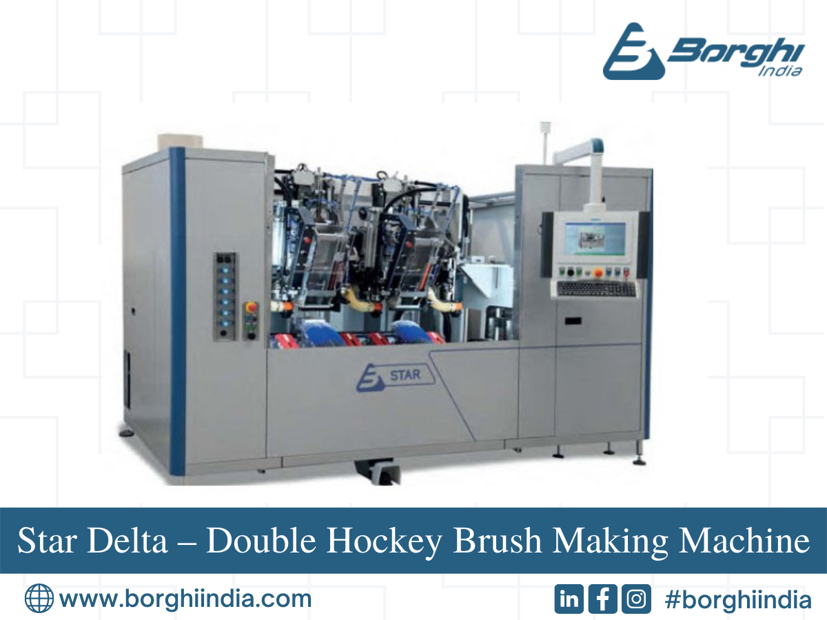 Star Delta – Double Hockey Brush Making Machine